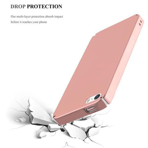 Deksel for iPhone 5 / 5S / SE 2016 Hardt Case Beskyttende i metallutseende mot riper og støt.