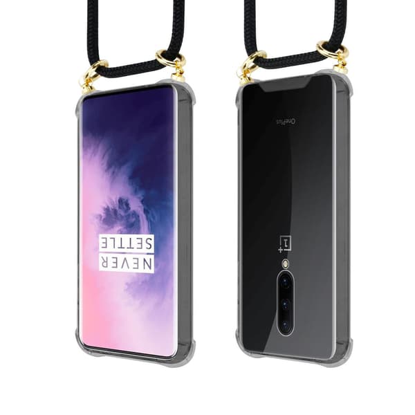 OnePlus 7 PRO Etui Cover Kæde (Sort)