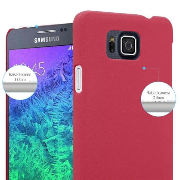 Samsung Galaxy ALPHA Suojakuori Hard Case Suojakotelo himmeällä ulkonäöllä naarmuja ja iskuja vastaan