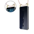 Pikkukuva 5 / 8: Nokia 7.1 Suojakuori ketju Silikoni suojakotelo Gold Rings johto hihna ja irrotettava asia