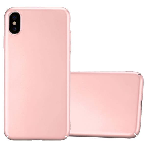 Deksel for iPhone XS MAX Hardt Case Beskyttende i metallutseende mot riper og støt.