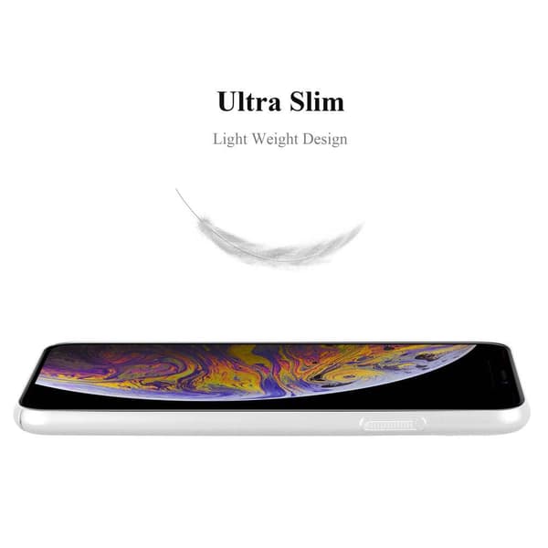 Deksel for iPhone XS MAX Hardt Case Beskyttende i metallutseende mot riper og støt.