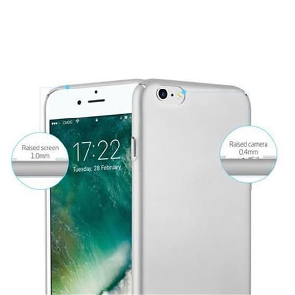iPhone 6 PLUS / 6S PLUS Suojakuori Hard Case Suojakotelo metallin näköinen suojus naarmuja ja iskuja vastaan