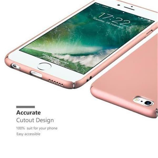 iPhone 6 PLUS / 6S PLUS Suojakuori Hard Case Suojakotelo metallin näköinen suojus naarmuja ja iskuja vastaan