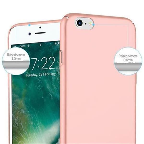 iPhone 6 PLUS / 6S PLUS Suojakuori Hard Case Suojakotelo metallin näköinen suojus naarmuja ja iskuja vastaan