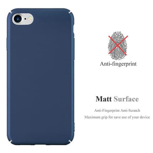 Hårt iPhone 7 / 7S / 8 / SE 2020 Fodral Skal Fodral Mobilskydd Hard Case Skyddsomslag i metalloptik mot repor och stötar