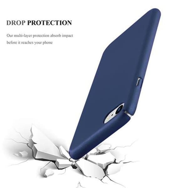 Hårt iPhone 7 / 7S / 8 / SE 2020 Fodral Skal Fodral Mobilskydd Hard Case Skyddsomslag i metalloptik mot repor och stötar