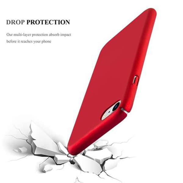 Hårt iPhone 7 / 7S / 8 / SE 2020 Fodral Skal Fodral Mobilskydd Hard Case Skyddsomslag i metalloptik mot repor och stötar
