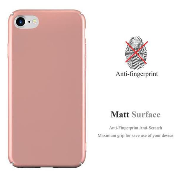 Hårt iPhone 7 / 7S / 8 / SE 2020 Fodral Skal Fodral Mobilskydd Hard Case Skyddsomslag i metalloptik mot repor och stötar