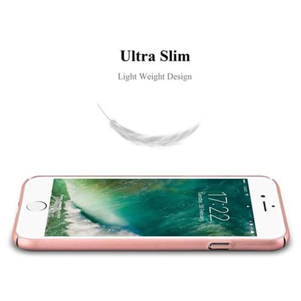 Hårt iPhone 7 / 7S / 8 / SE 2020 Fodral Skal Fodral Mobilskydd Hard Case Skyddsomslag i metalloptik mot repor och stötar