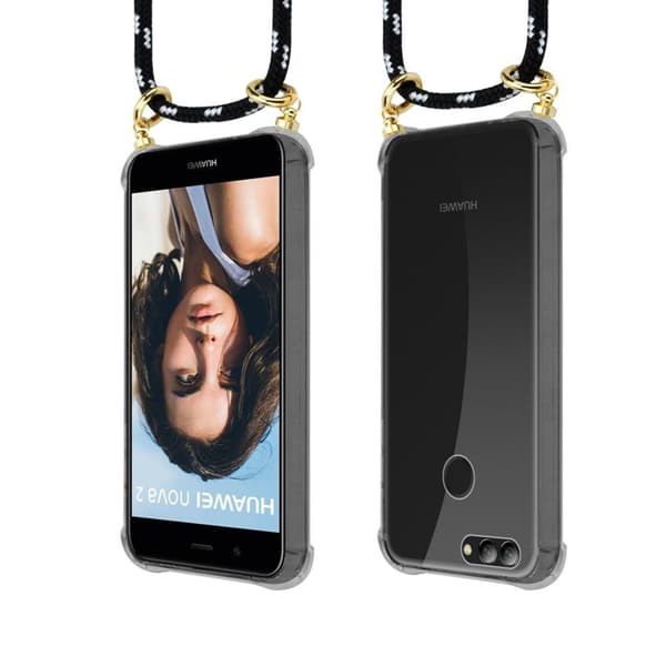 Huawei NOVA 2 Etui Cover Kæde (Sort)