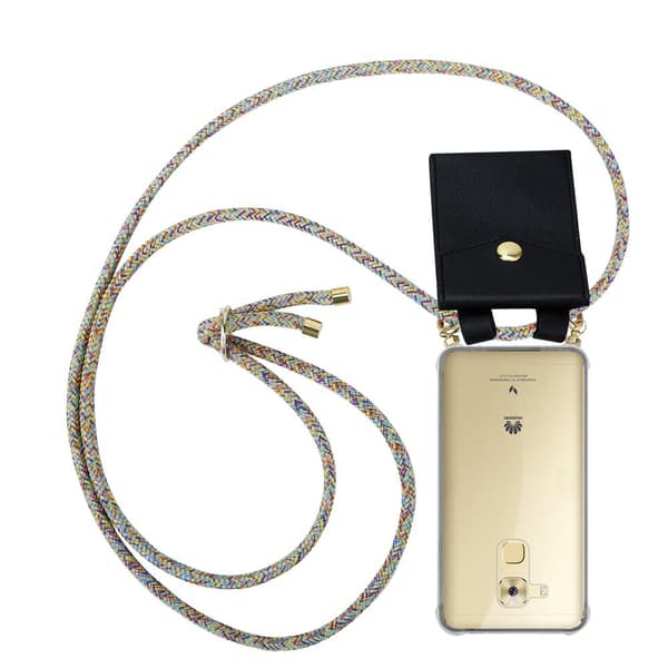 Huawei NOVA PLUS Suojakuori ketju Silikoni suojakotelo Gold Rings johto hihna ja irrotettava asia