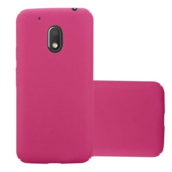 Motorola MOTO G4 PLAY Suojakuori Hard Case Suojakotelo himmeällä ulkonäöllä naarmuja ja iskuja vastaan FROSTY VAALEANPUNAINEN