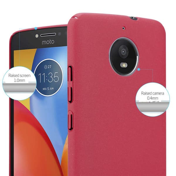 Motorola MOTO E4 Fodral Skal Hard Case Mobilskydd i Frosted utseende mot repor och stötar