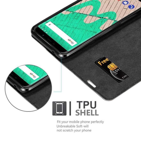 WIKO VIEW MAX Cover Etui Case (Brun)
