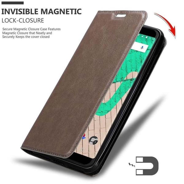 WIKO VIEW MAX Cover Etui Case (Brun)