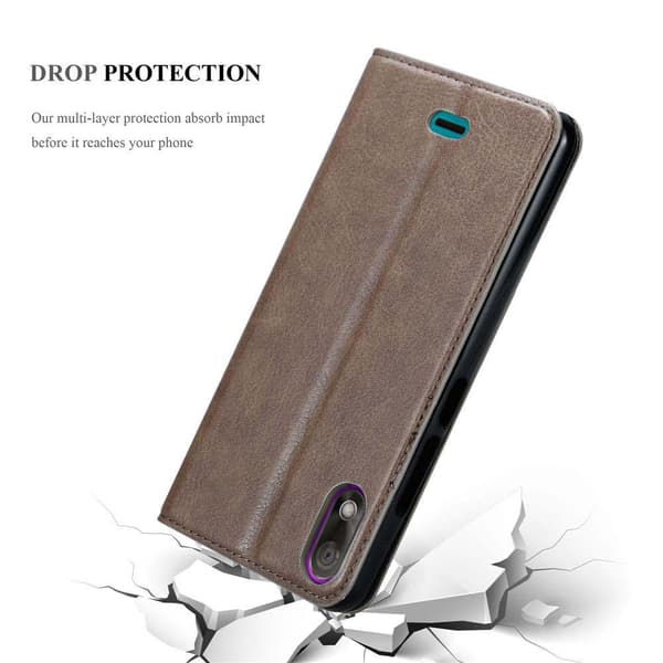 WIKO VIEW MAX Cover Etui Case (Brun)