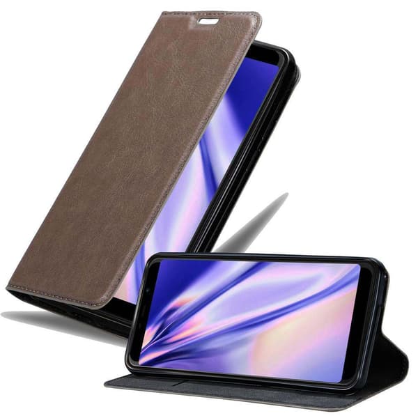 WIKO VIEW MAX Cover Etui Case (Brun) KAFFE BRUN