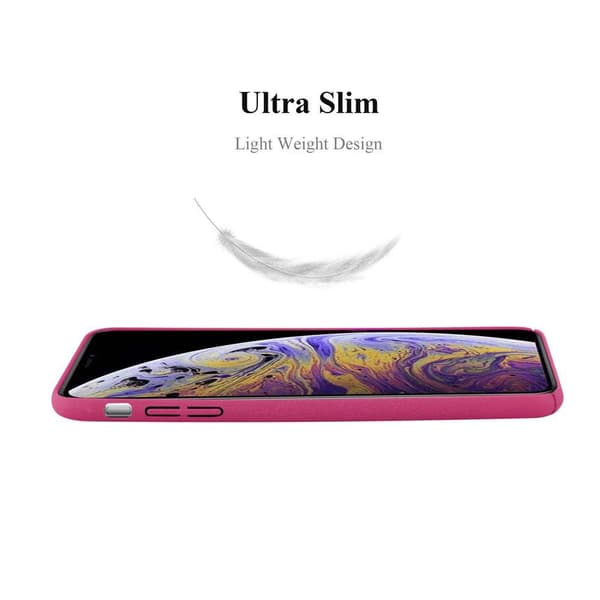 Deksel for iPhone XS MAX Hardt Case Beskyttende i frostet look mot riper og støt