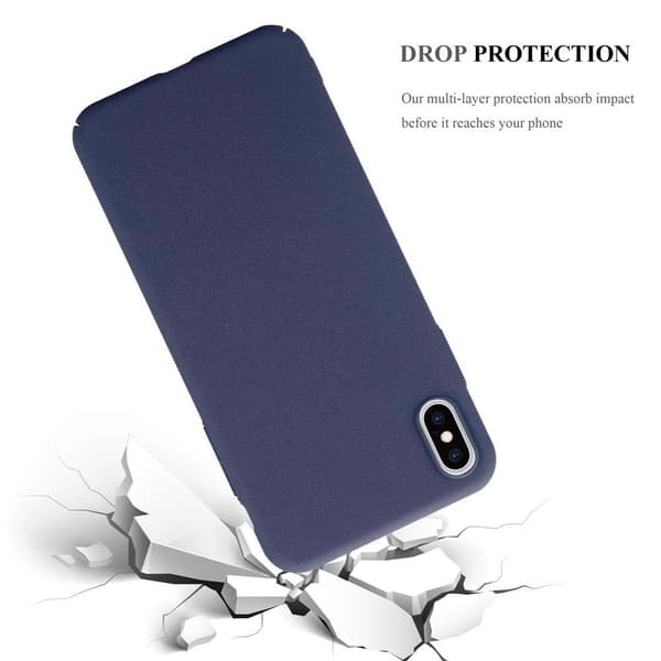 Deksel for iPhone XS MAX Hardt Case Beskyttende i frostet look mot riper og støt