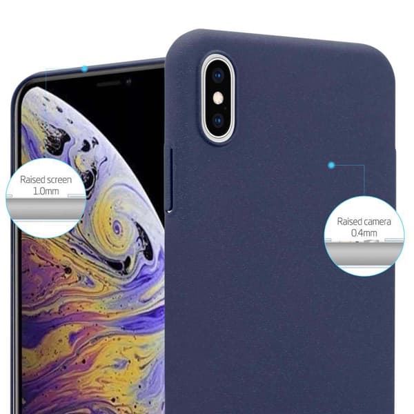 Deksel for iPhone XS MAX Hardt Case Beskyttende i frostet look mot riper og støt