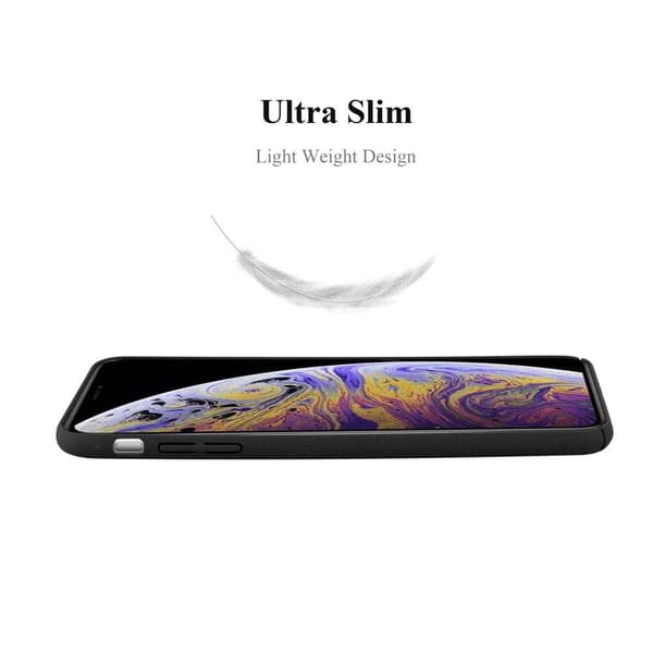 Deksel for iPhone XS MAX Hardt Case Beskyttende i frostet look mot riper og støt