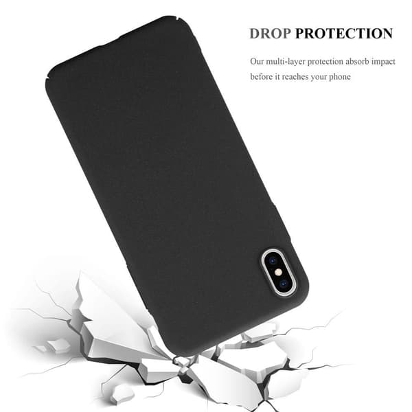 Deksel for iPhone XS MAX Hardt Case Beskyttende i frostet look mot riper og støt