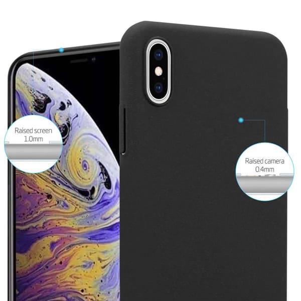 Deksel for iPhone XS MAX Hardt Case Beskyttende i frostet look mot riper og støt