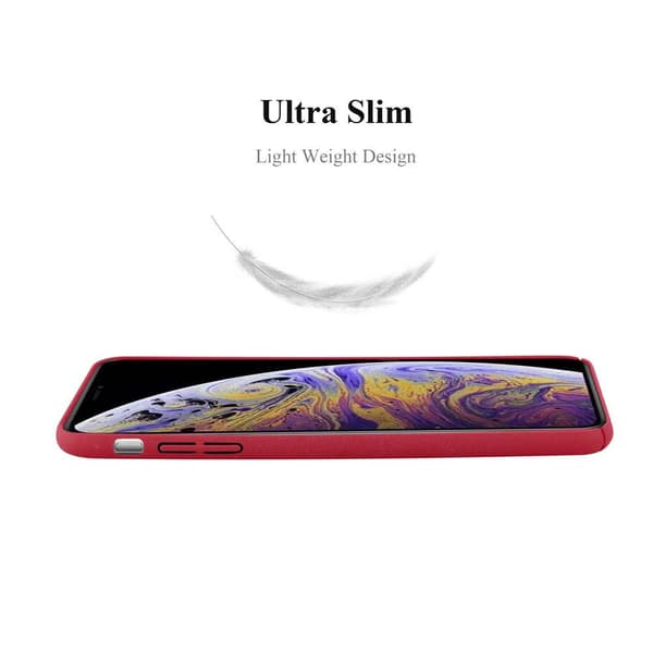 Deksel for iPhone XS MAX Hardt Case Beskyttende i frostet look mot riper og støt