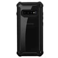 Miniatyrbilde 3 av 7: Deksel for Samsung Galaxy S10 PLUS 2-i-1 beskyttelsesdeksel med TPU-silikonkant og bakside av akrylglass