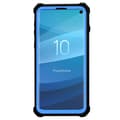 Miniatyrbilde 4 av 7: Deksel for Samsung Galaxy S10 PLUS 2-i-1 beskyttelsesdeksel med TPU-silikonkant og bakside av akrylglass