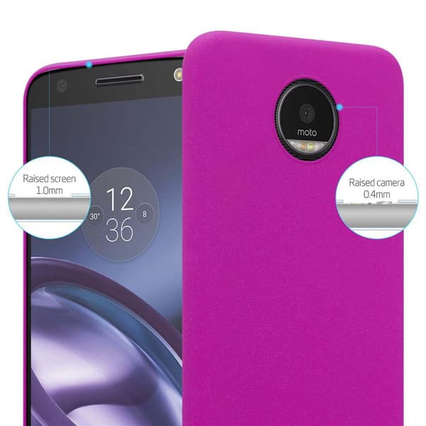 Deksel for Motorola MOTO Z Hardt Case Beskyttende i frostet look mot riper og støt