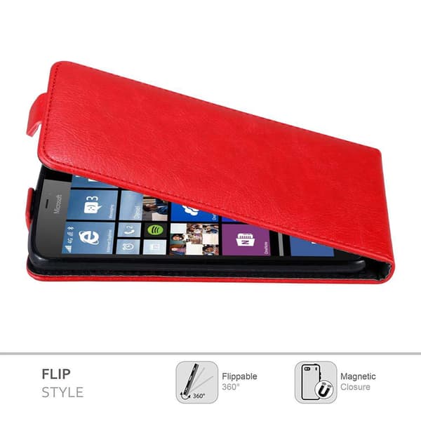 Deksel til Nokia Lumia 640 XL Flip Etui med magnetisk lukking