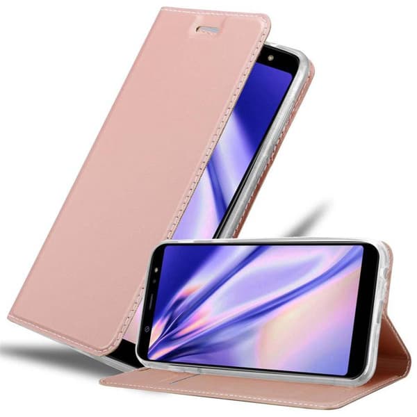 Samsung Galaxy A6 PLUS 2018 Suojakotelo Suojakuori Lompakkokotelo Matkapuhelinkotelo jossa magneettisuljenta, jalusta-toiminto ja korttitasku