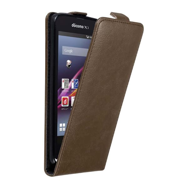 Sony Xperia Z1 COMPACT Pungetui Flip Cover () KAFFE BRUN