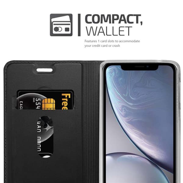 iPhone XS MAX Suojakotelo Suojakuori Lompakkokotelo Matkapuhelinkotelo jossa magneettisuljenta, jalusta-toiminto ja korttitasku