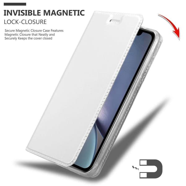 Deksel til Apple iPhone XS MAX Lommebokdeksel med magnetisk lukking, stativfunksjon og kortlomme