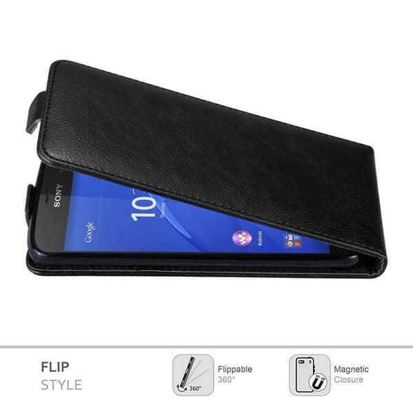 Deksel til Sony Xperia Z3 COMPACT Flip Etui med magnetisk lukking