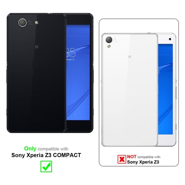 Deksel til Sony Xperia Z3 COMPACT Flip Etui med magnetisk lukking