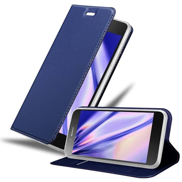 Deksel til Sony Xperia Z5 PREMIUM Lommebokdeksel med magnetisk lukking, stativfunksjon og kortlomme