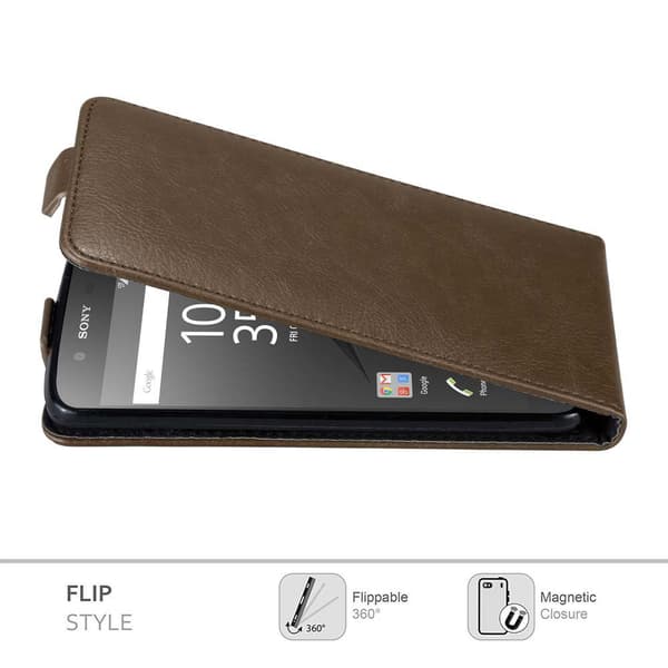 Skyddsfodral för Sony Xperia Z5 Fodral Skal i flipdesign med magnetisk stängning Case Cover