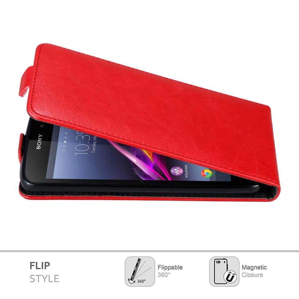 Skyddsfodral för Sony Xperia Z1 Fodral Skal i flipdesign med magnetisk stängning Case Cover