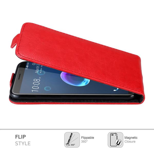 Skyddsfodral för HTC Desire 12 Fodral Skal i flipdesign med magnetisk stängning Case Cover