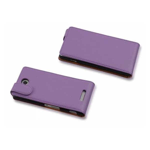Sony Xperia C Skal Fodral i flipdesign Mobilskydd av smidigt konstläder Case Cover
