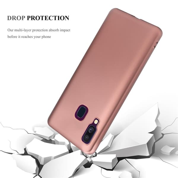 Samsung Galaxy A40 Skal Fodral Mobilskydd av flexibelt TPU-silikon