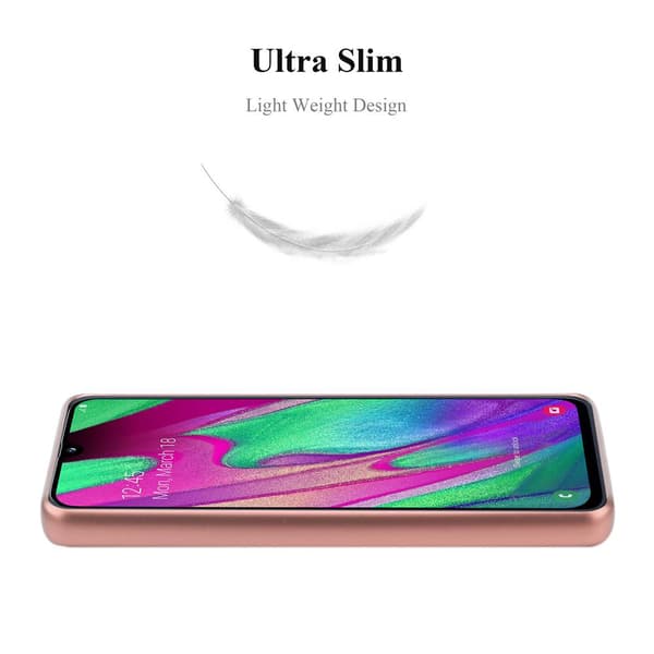 Samsung Galaxy A40 Skal Fodral Mobilskydd av flexibelt TPU-silikon