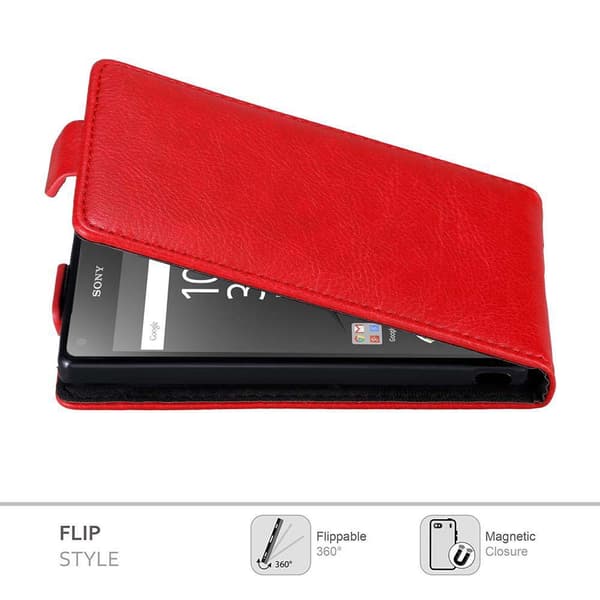 Deksel til Sony Xperia Z5 COMPACT Flip Etui med magnetisk lukking