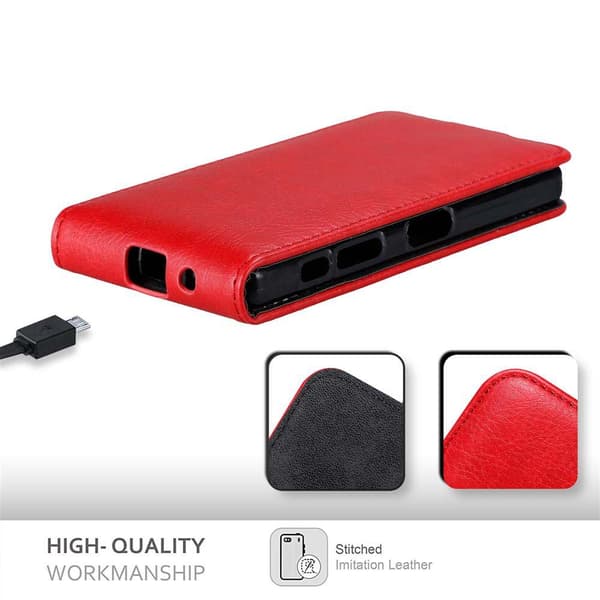 Deksel til Sony Xperia Z5 COMPACT Flip Etui med magnetisk lukking