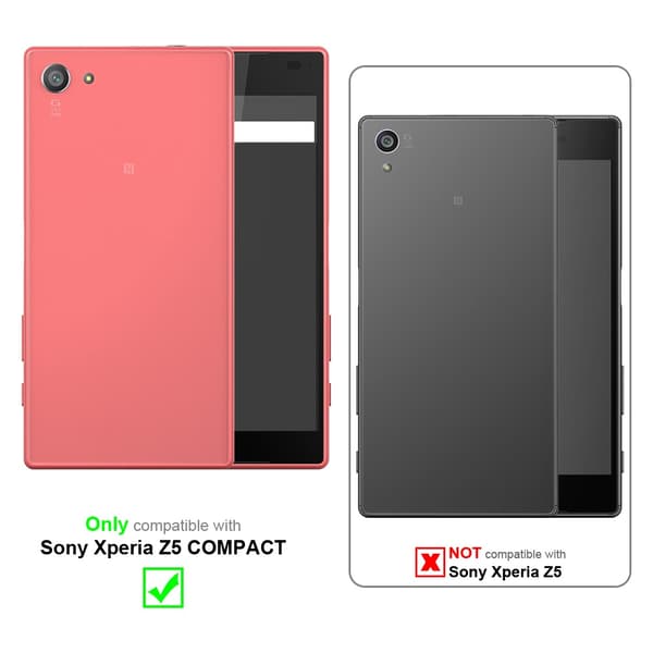 Deksel til Sony Xperia Z5 COMPACT Flip Etui med magnetisk lukking