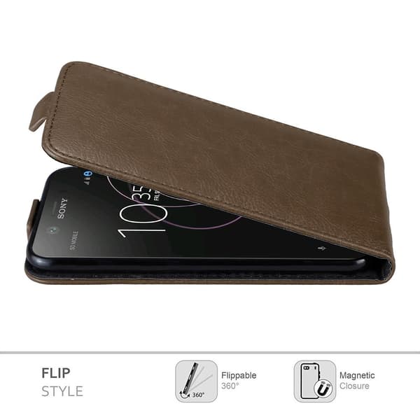 Skyddsfodral för Sony Xperia XZ1 Fodral Skal i flipdesign med magnetisk stängning Case Cover